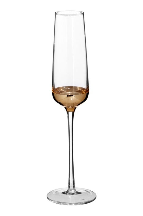 Gold Dipped Champagne Glasses Set of 4