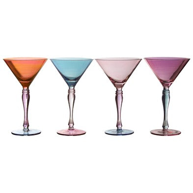 Jewel Cocktail Glasses Set of 4