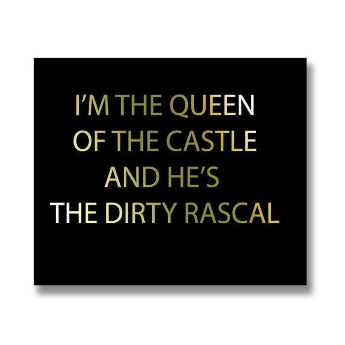 Queen Of The Castle Plaque