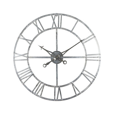 Small Silver Foil Wall Clock