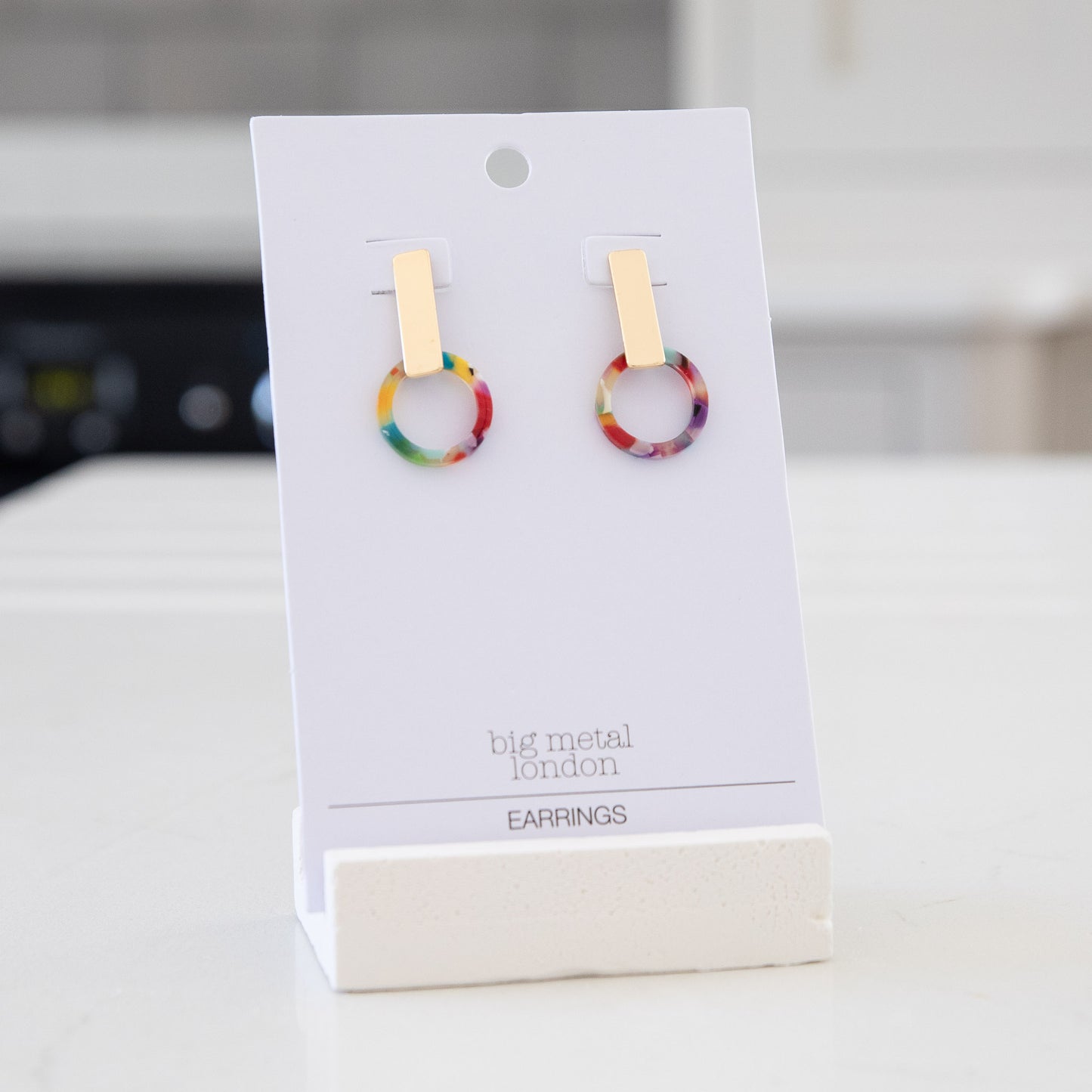 Grace Multi Colour Ring Earring