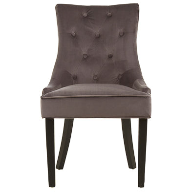 Saxton Grey Velvet Dining Chair
