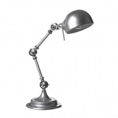 Silver Effect Desk Lamp