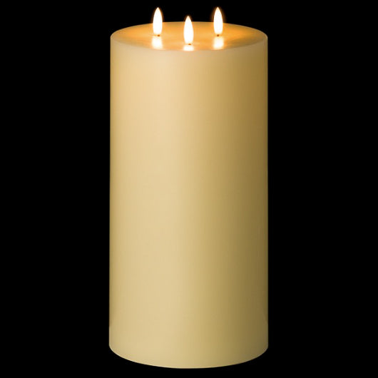 LED 3 wick candle 30cm
