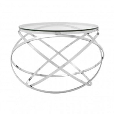 Sirocco stainless steel coffee table
