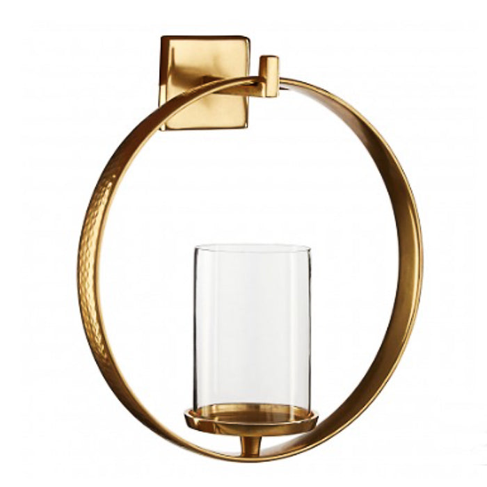 Gold Finish Wall Sconce 33cm