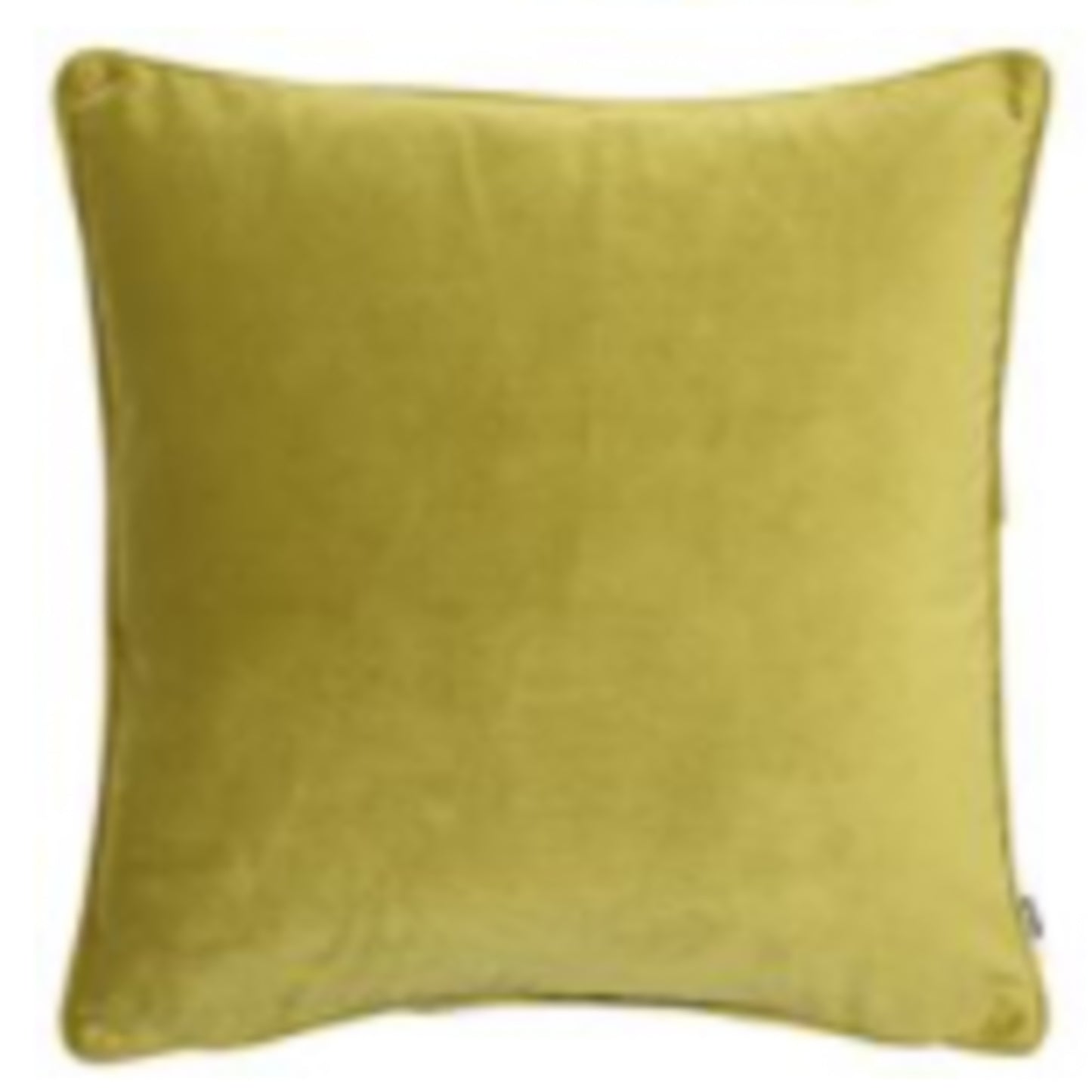 Acid Green Velvet Cushion 43x43cm