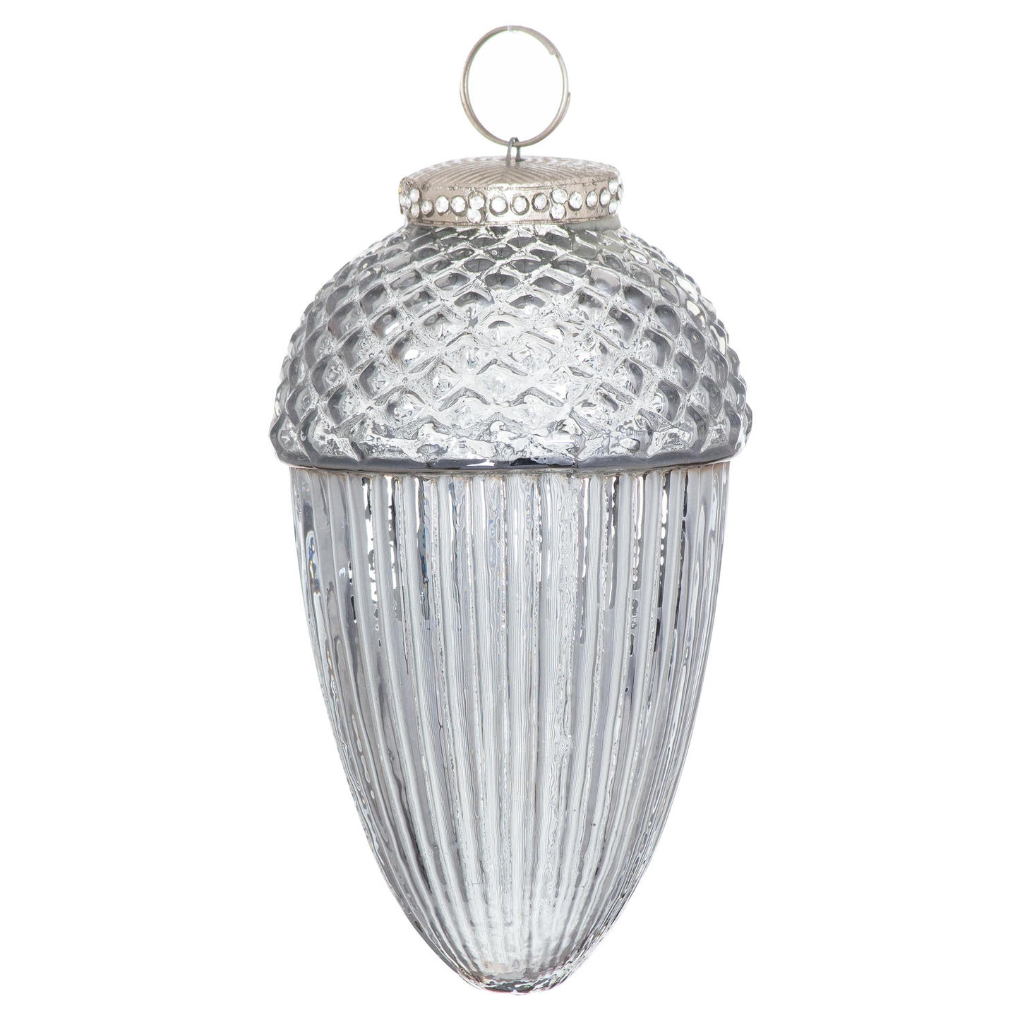 Smoke Glass Acorn decoration