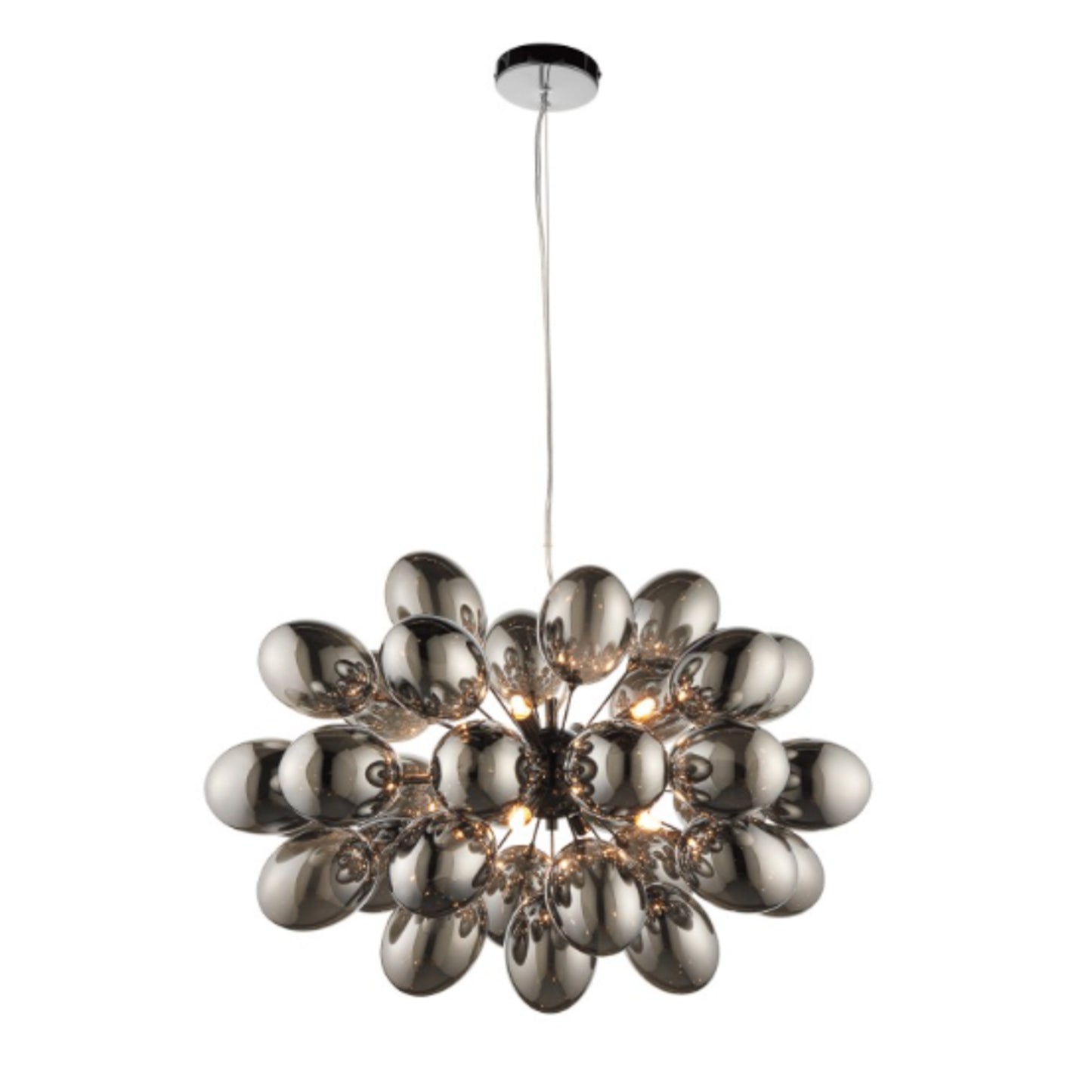 Black Chrome Pendant Light Fitting