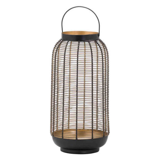Large Black Wire Lantern 40cm