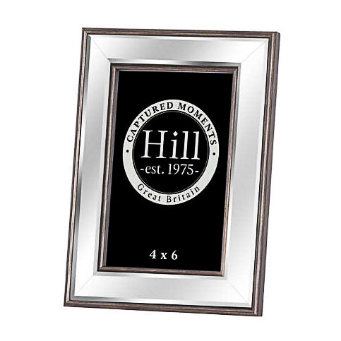 Champagne-Edged-Bevelled-Mirror-Photo-Frame-4X6