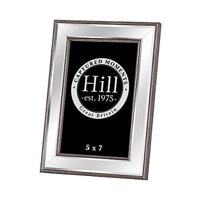 Champagne Edged Bevelled Mirror Photo Frame 5X7