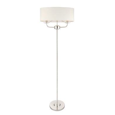 Chloe Nickel Floor Lamp