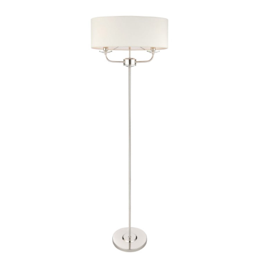 Chloe Nickel Floor Lamp