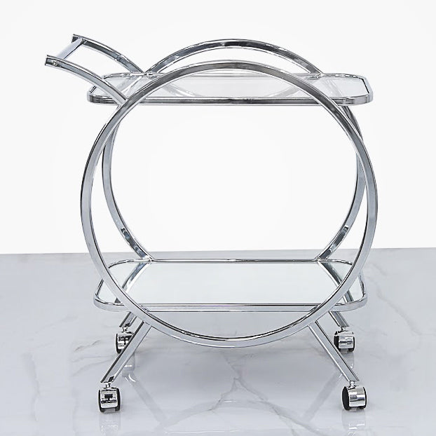 Chrome Drinks Trolley