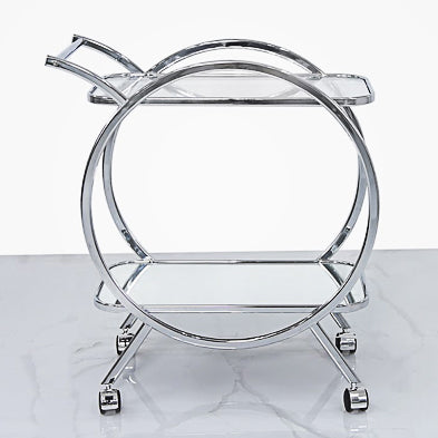 Chrome Drinks Trolley