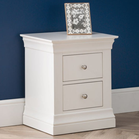 Clara 2 Drawer Bedside Table