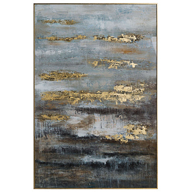 Grey & Gold Wall Art