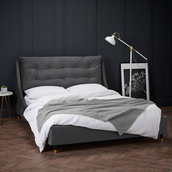 Sloanie Grey King Size Bed