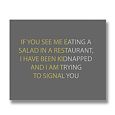 Salad Plaque