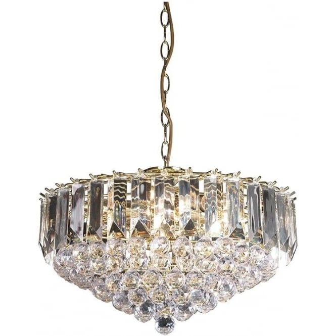 Fargo 6 Pendant Light Brass