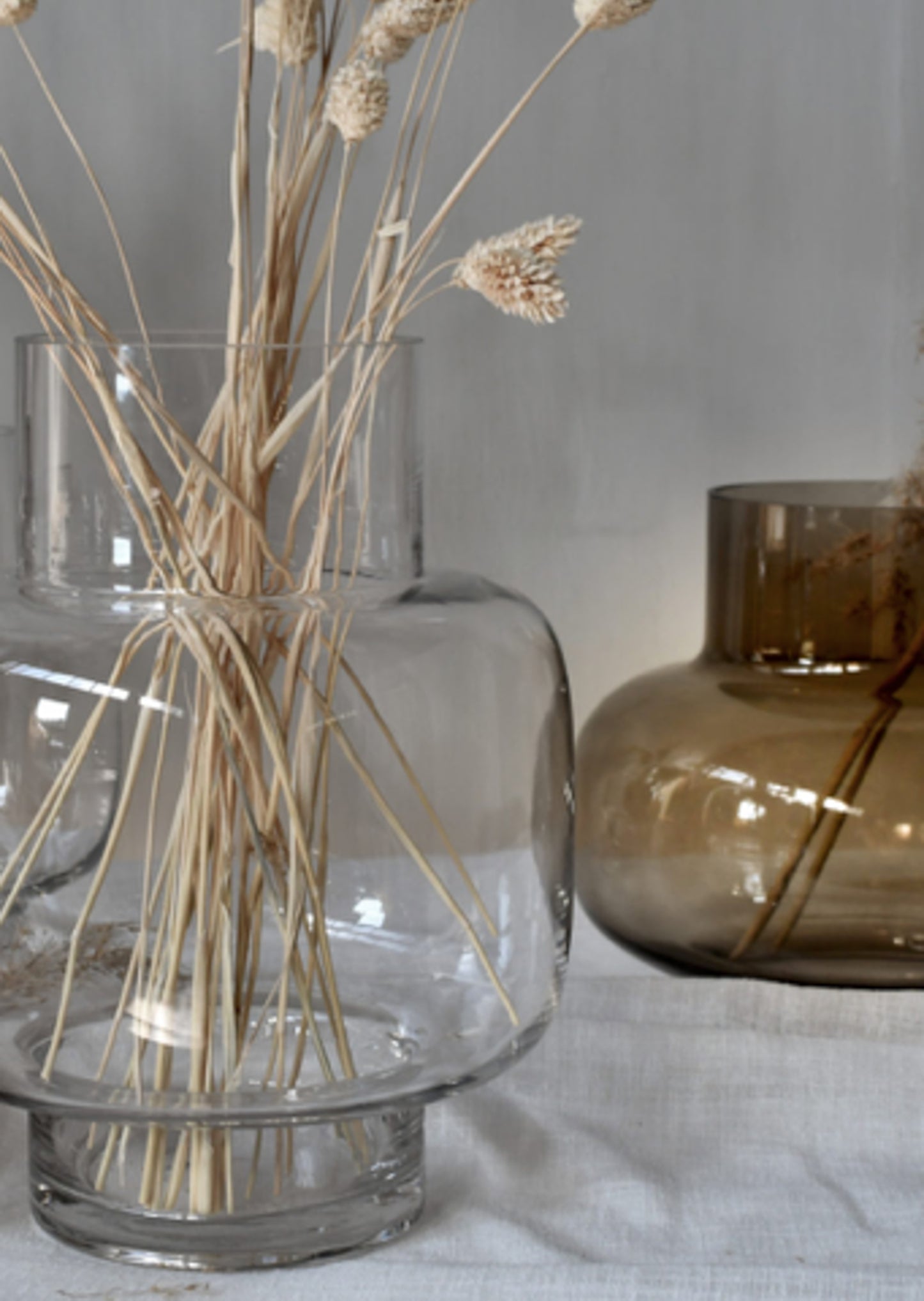 Shaped Glass Vase 22cm