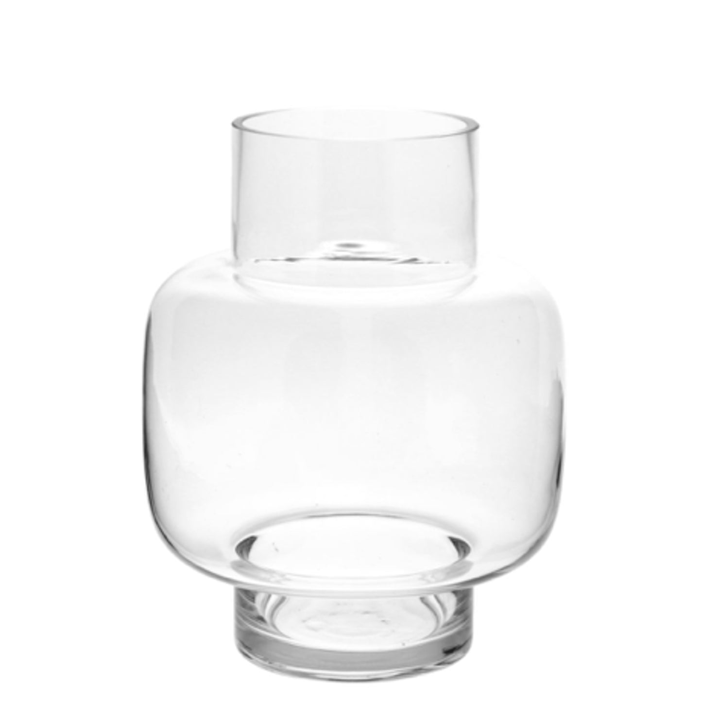 Shaped Glass Vase 22cm