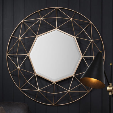 Gold Andromeda Mirror-