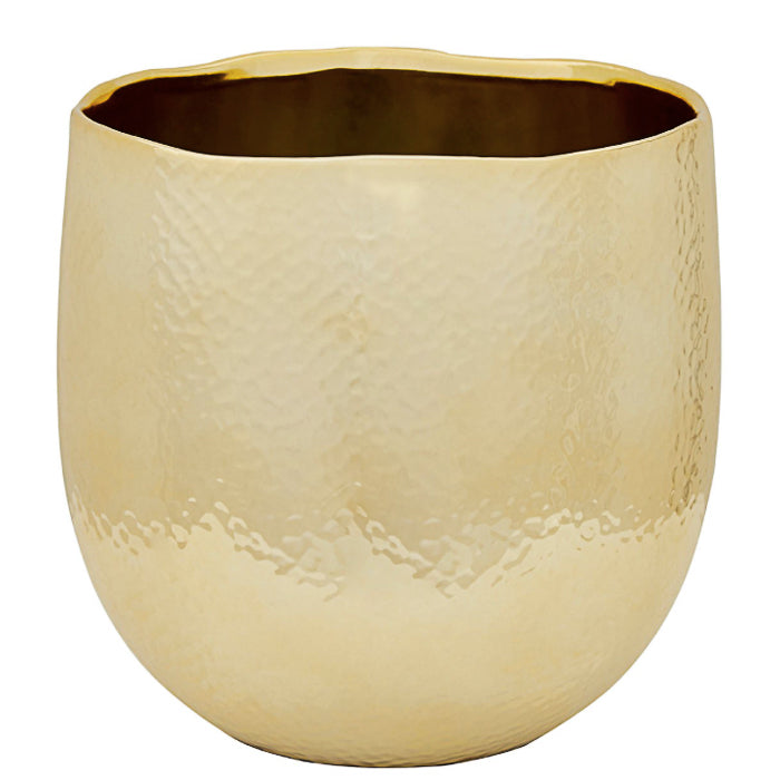 GOLD CERAMIC PLANTER