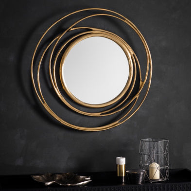 Gold Swirl Mirror