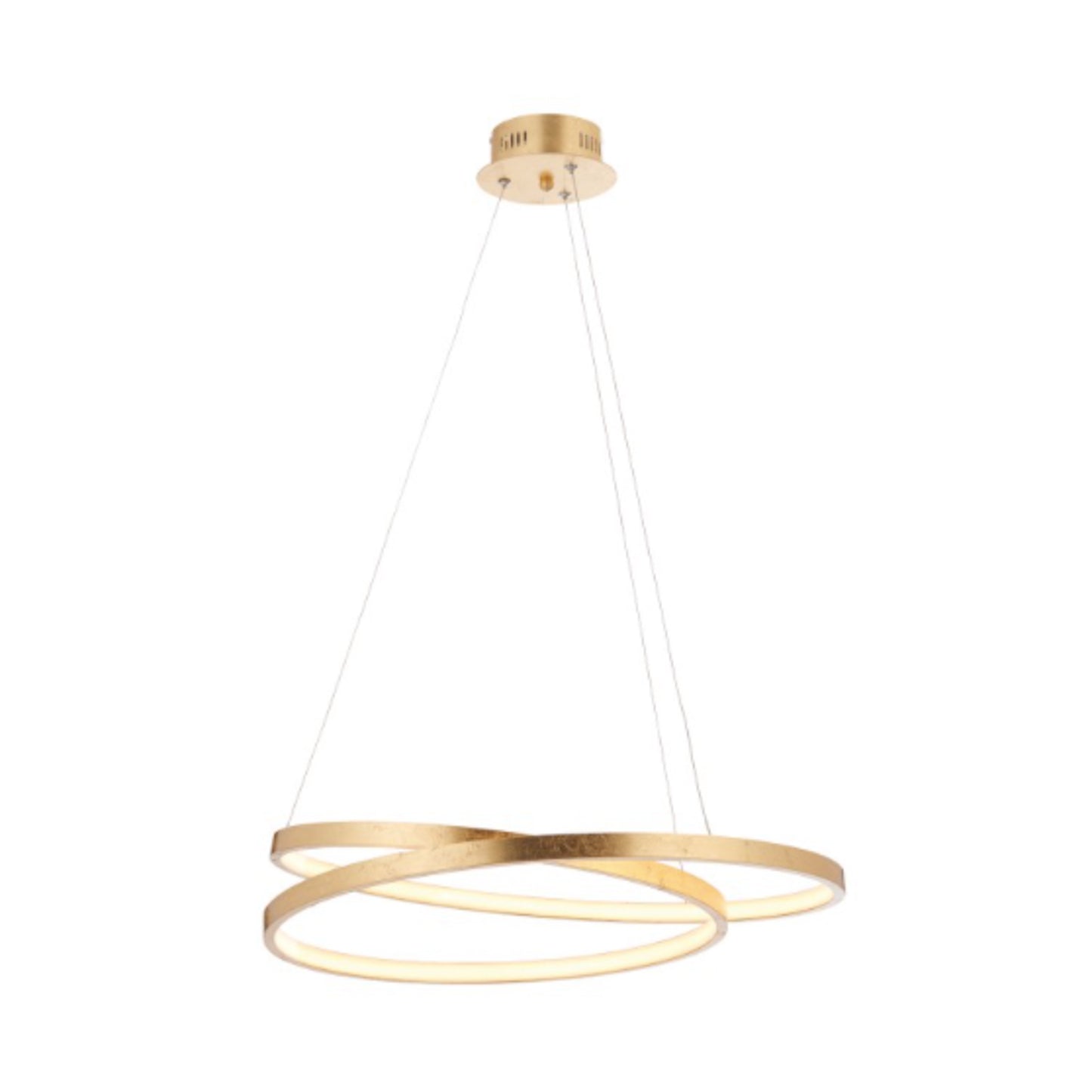 Gold Scribble LED pendant light