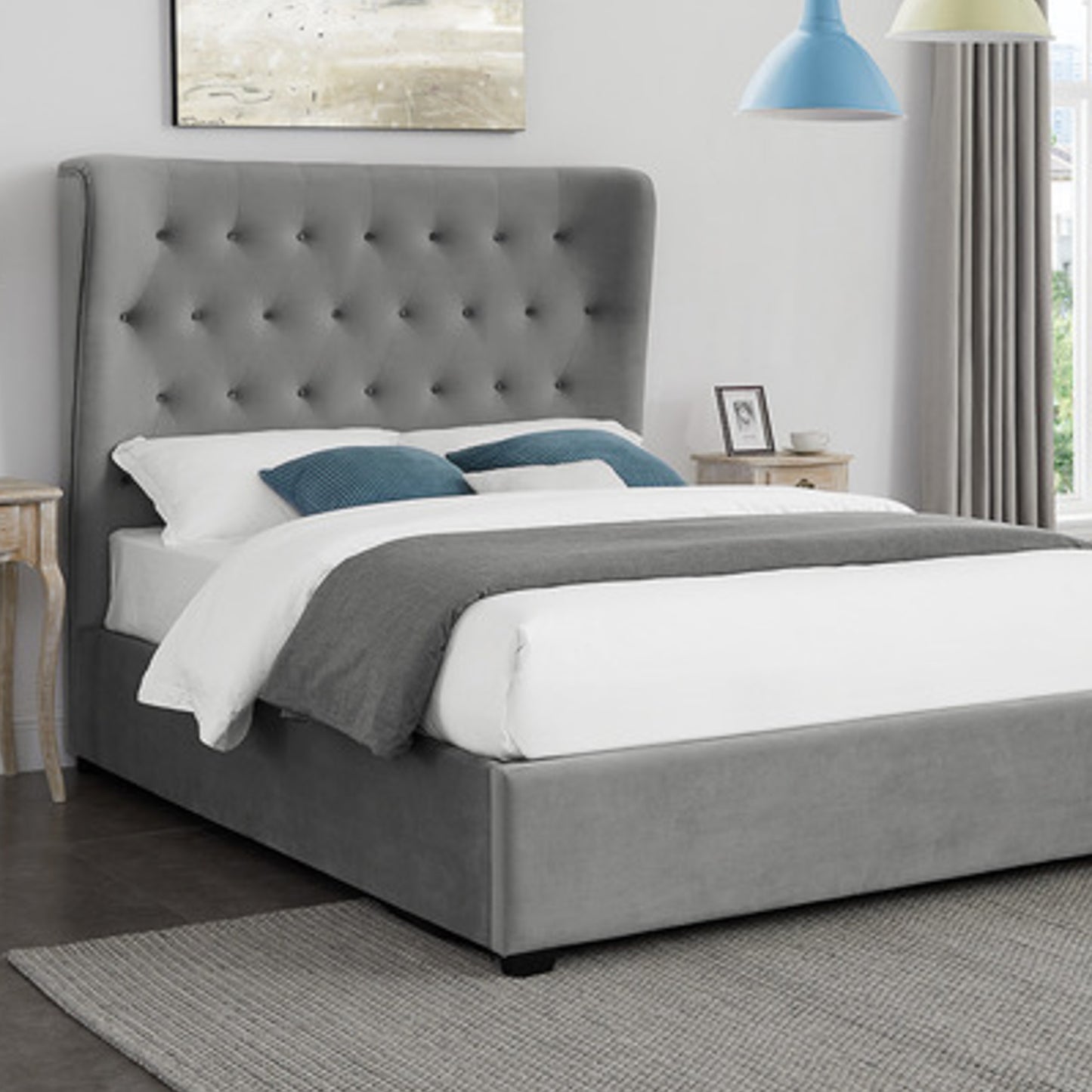 Grey Belgrave King Size Bed