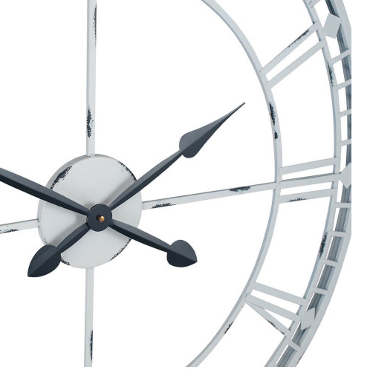 Grey Oversize Clock 80cm