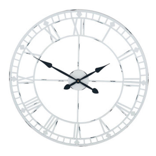 Grey Oversize Clock 80cm