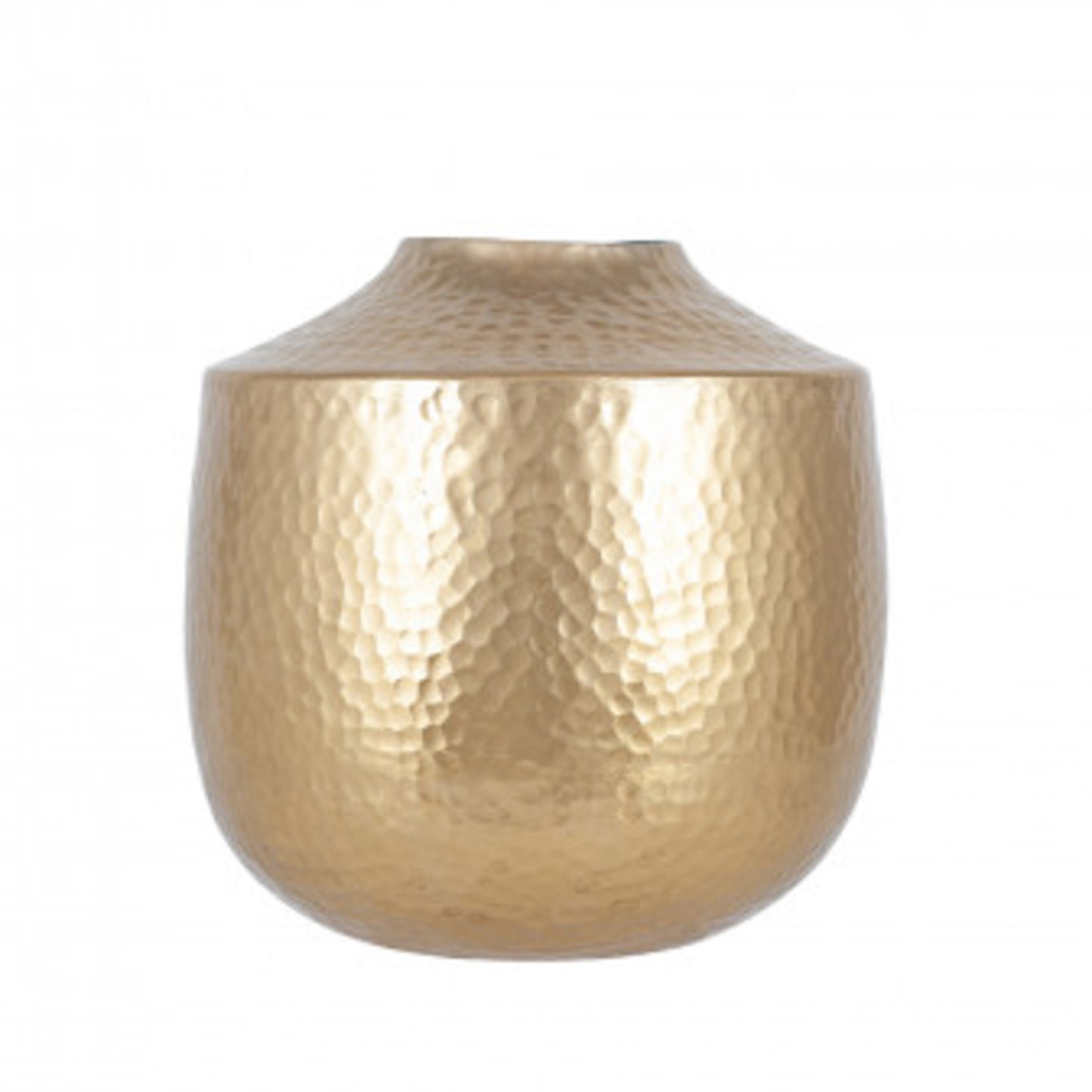 Hammered Gold Vase 20cm
