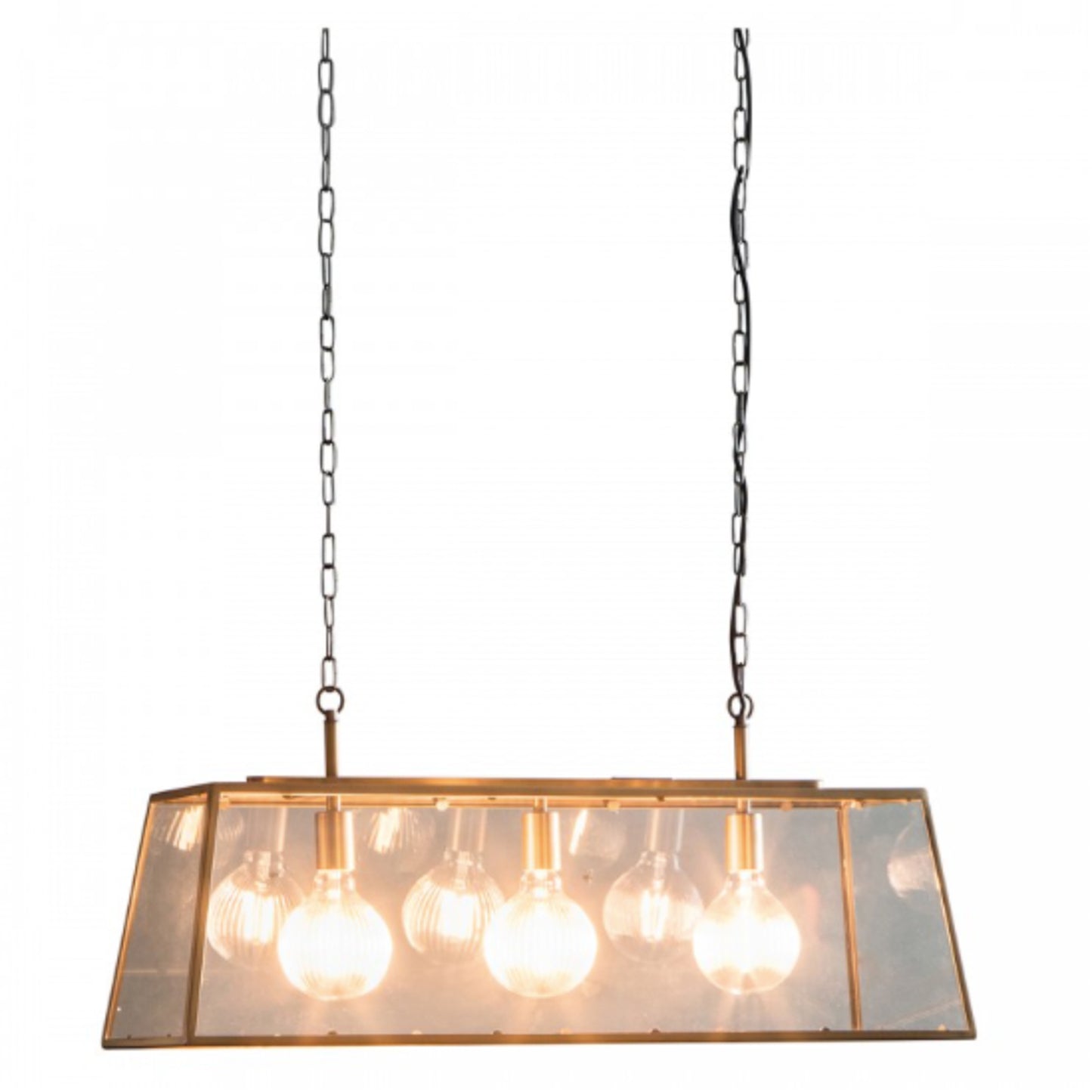 Hirst 3 Bulb Pendant Light Antique Brass