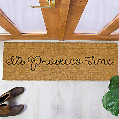 It's Prosecco Time Patio Doormat 120x40cm