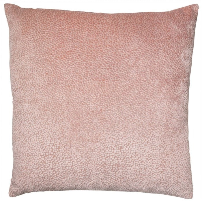 Large Pink Velvet Dot Cushion 56x56cm