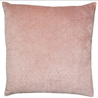 Large Pink Velvet Dot Cushion 56x56cm