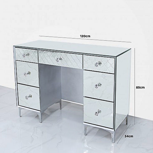 Mirror 7 drawer dressing table