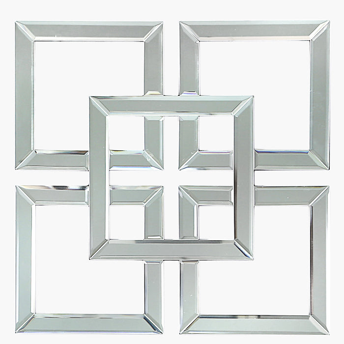40cm geo mirror wallart
