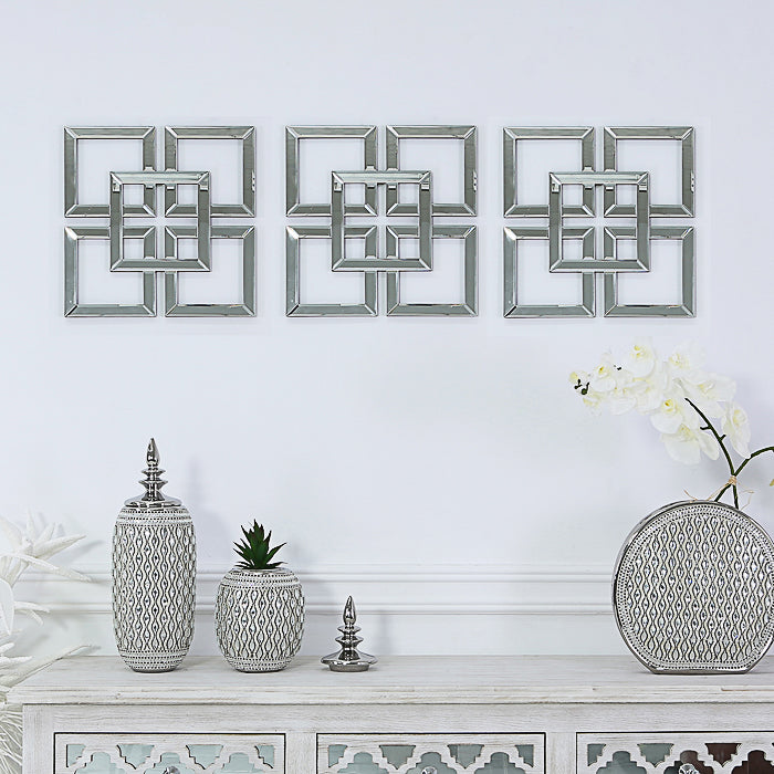 40cm geo mirror wallart