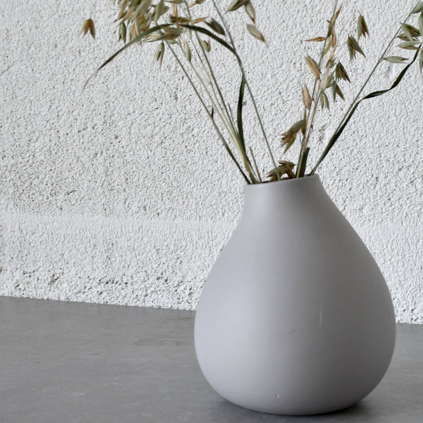 Matt Grey Ceramic Vase