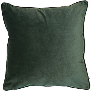Pine Green Velour Cushion 50cmx50cm