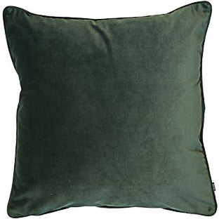 Pine Green Velour Cushion 50cmx50cm