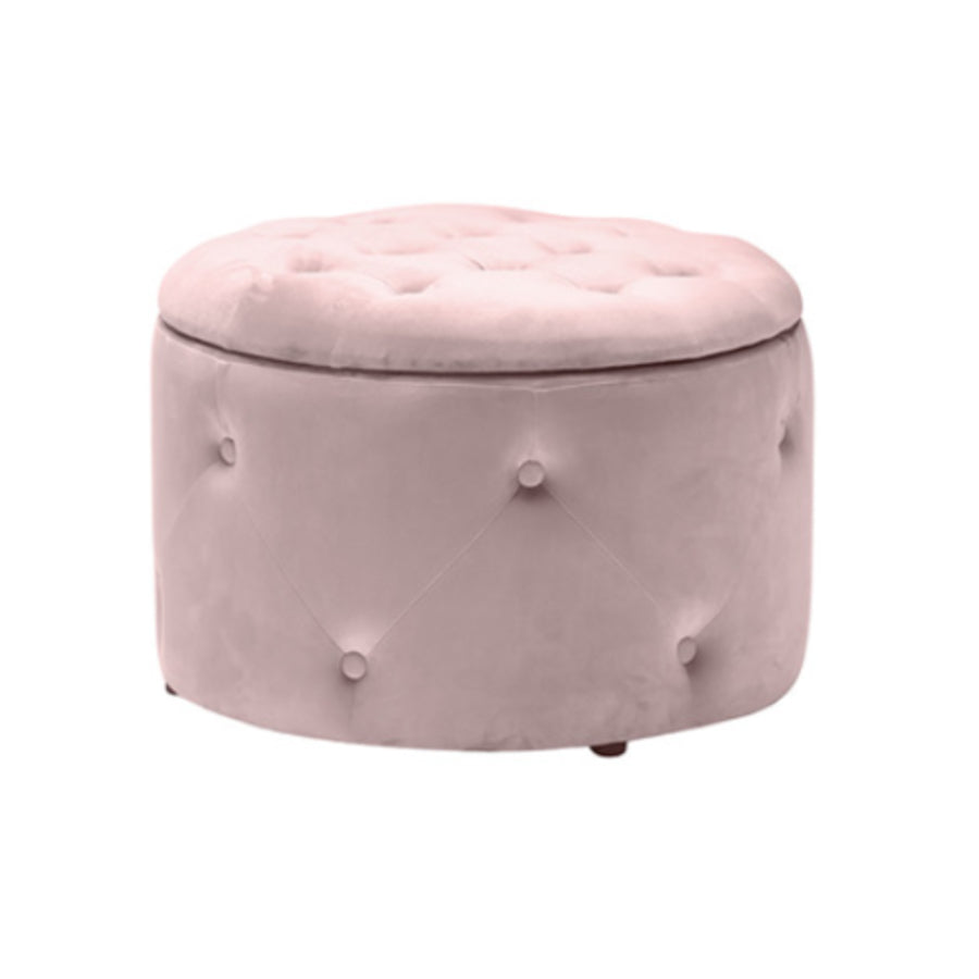 Pink Storage Footstool