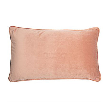 Blush Pink Velvet Cushion 30 x 45cm