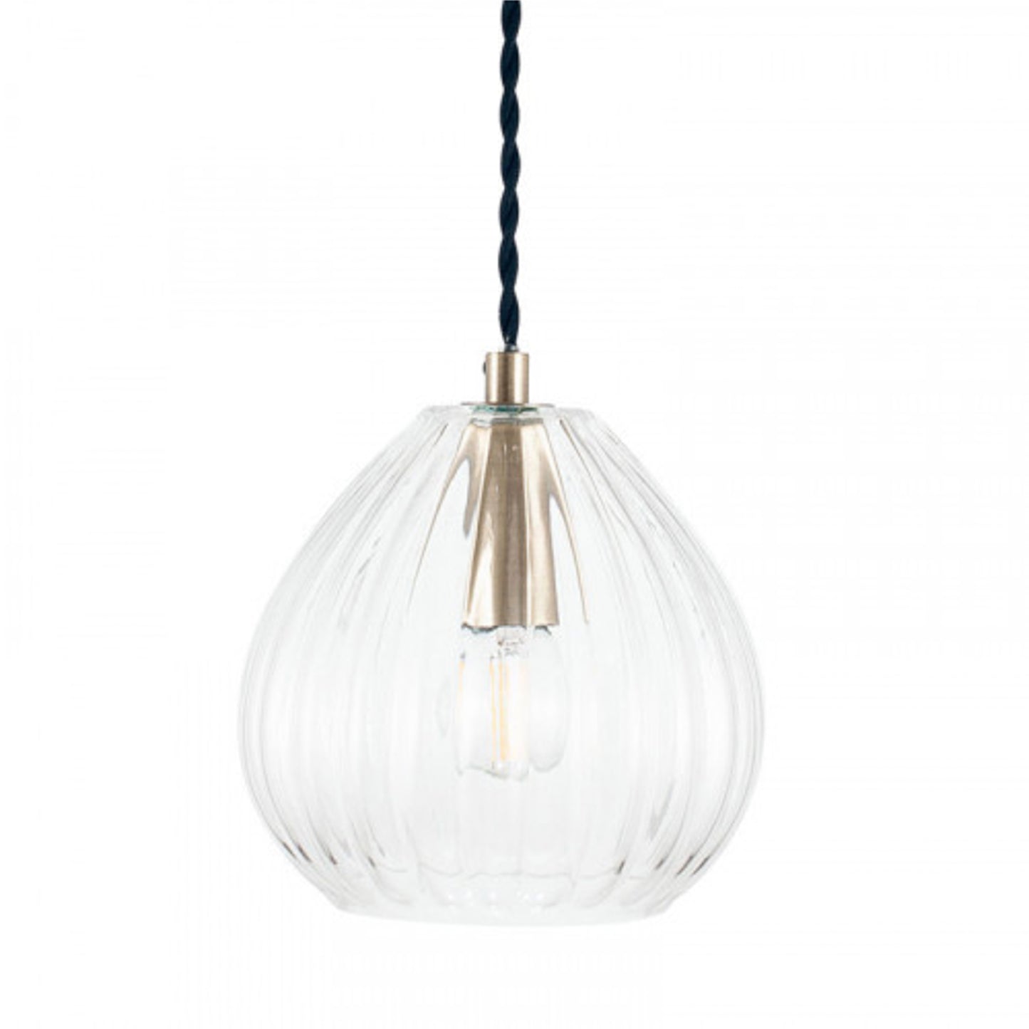 Ribbed Pendant Light