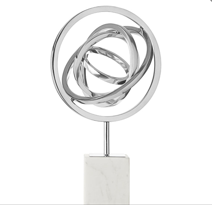 silver abstract ornament
