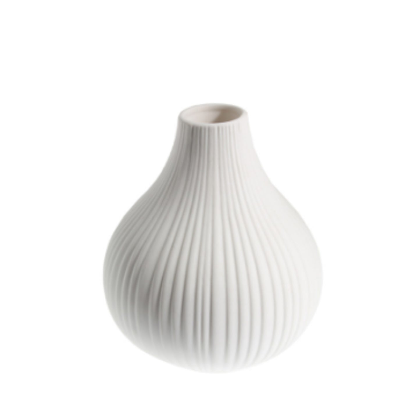 White Ceramic Small Bud Vase 7cm